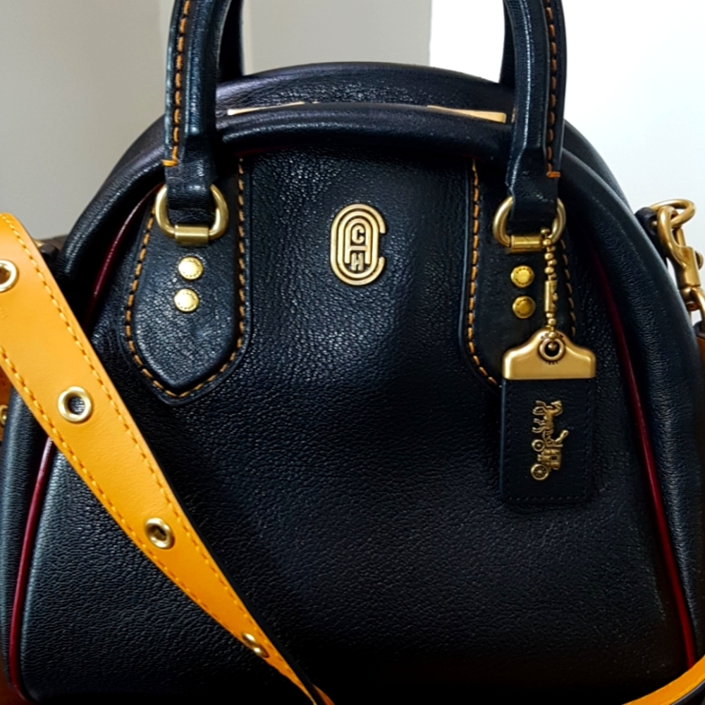 Genuine coach bowling handbag!